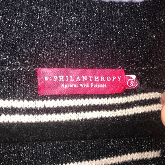 N:PHILANTHROPY Dune Sweater In Black Cat S NWT - Picture 8 of 10